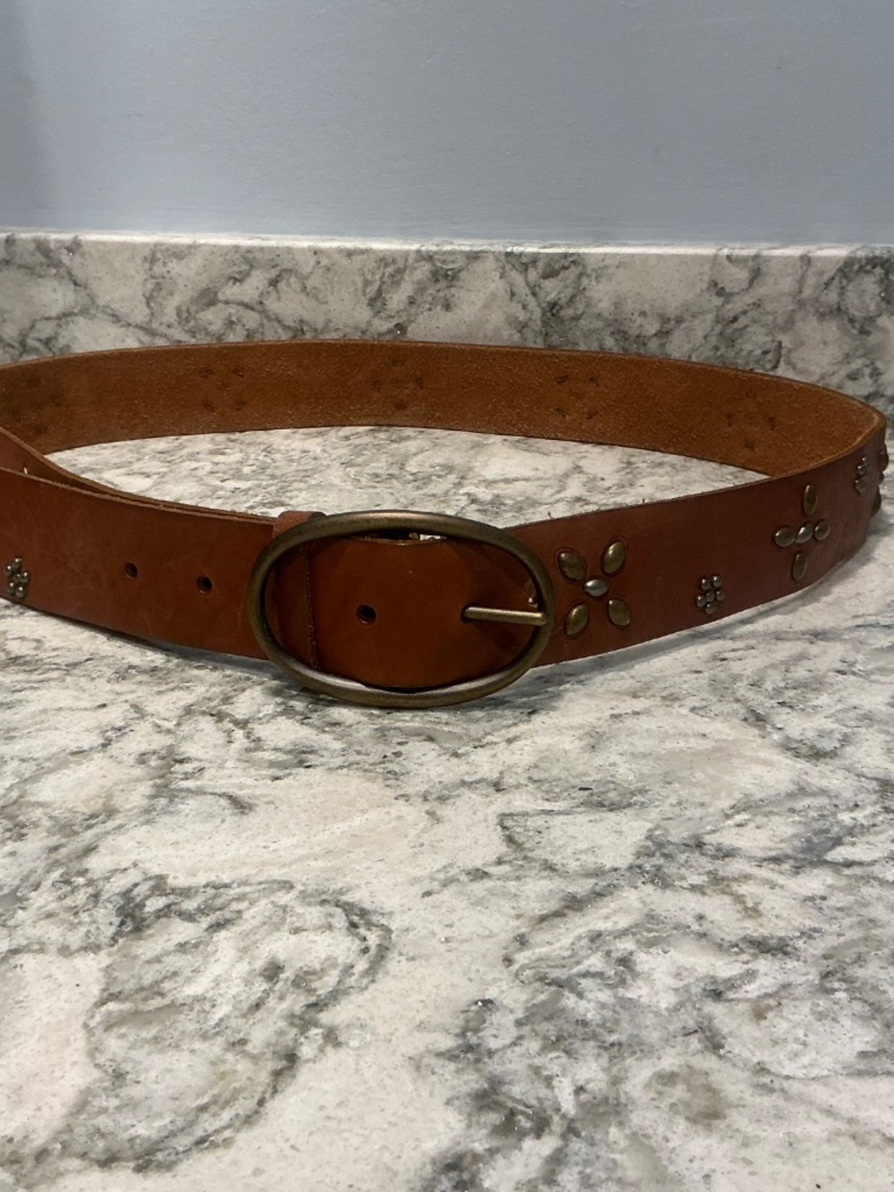 American Eagle studded leather belt Large - Picture 3 of 15